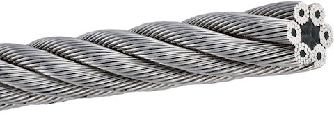 Steel Strand 6x25Fi, 6x29Fi, 6x26WS, 6x31WS, 6x36WS, 6x37S, 6x41WS,  6x49SWS, 6x55SWS Galvanized Carbon Steel Wire Rope Manufacturers and  Suppliers China - OEM Factory - Toho-Rongkee